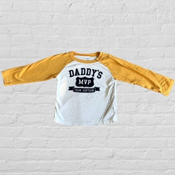 Carter’s Daddy’s MVP Jersey Cut LongSleeve T-Shirt - Picture 1 of 6